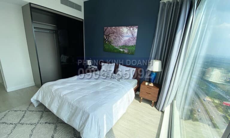 Gateway Thảo Điền căn hộ 2 phòng ngủ cho thuê đủ nội thất lầu cao view mát