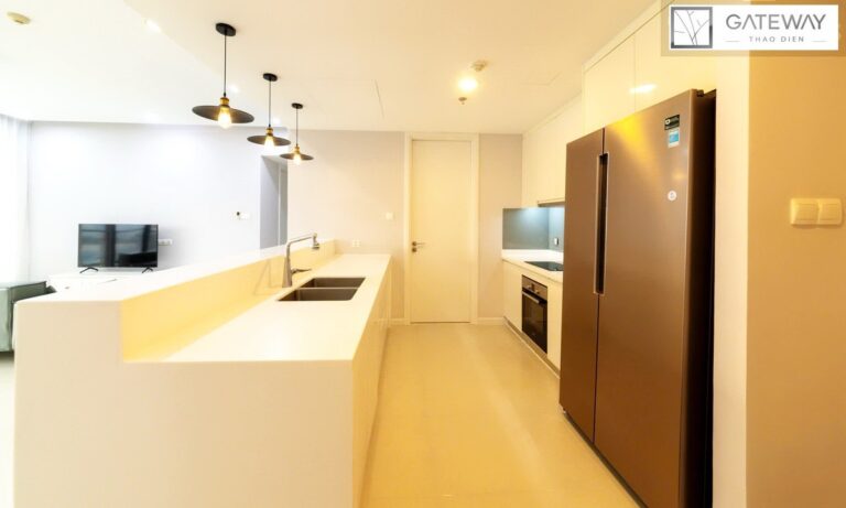 Gateway Thảo Điền cho thuê căn hộ 4 phòng ngủ có nội thất view L81 lầu cao