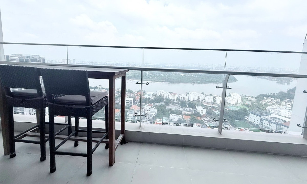 Gateway Thảo Điền bán căn hộ 4 phòng ngủ không nội thất view sông tầng cao