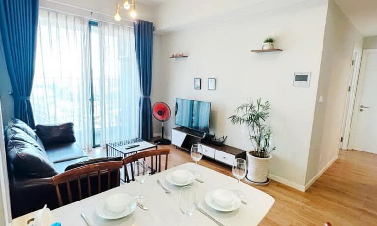 Masteri An Phú 2 phòng ngủ cho thuê toà B nội thất đẹp lầu cao view quận 1
