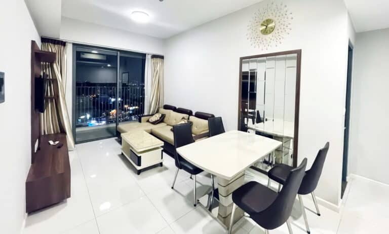 Masteri An Phú căn hộ 2 phòng ngủ cho thuê nội thất đẹp lầu cao view quận 1