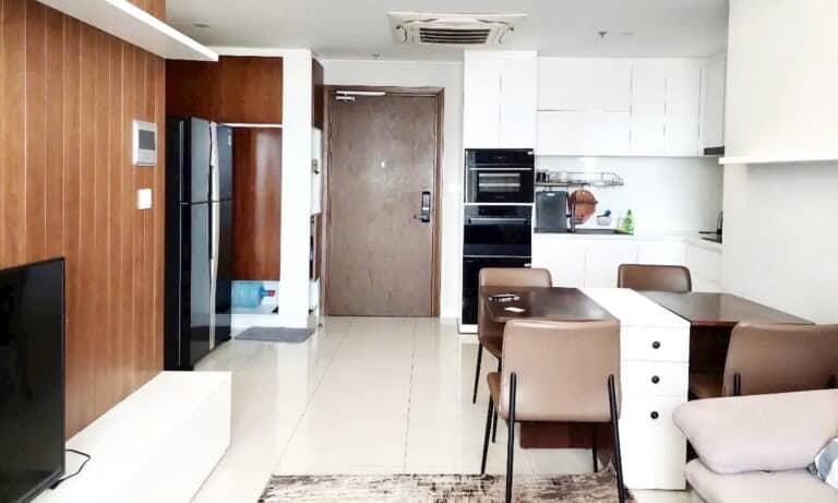 Masteri An Phú cho thuê 2 phòng ngủ block B lầu cao nội thất đẹp view mát