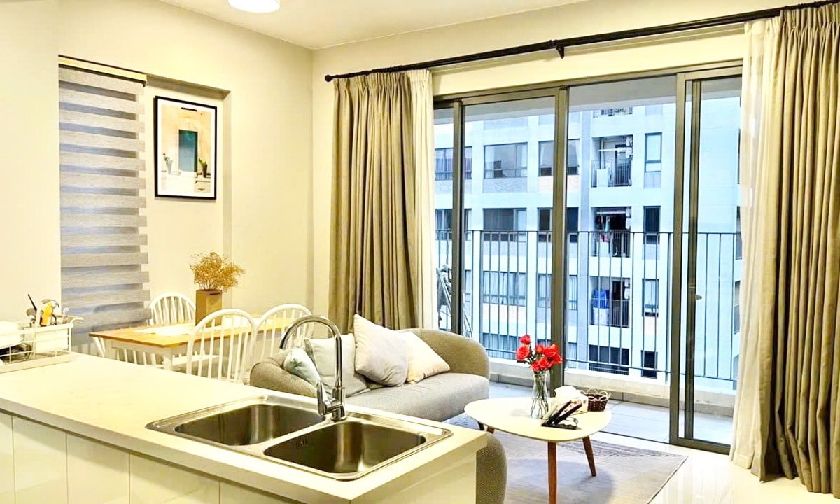 Masteri An Phú bán căn hộ 2 phòng ngủ nội thất đẹp lầu cao thoáng mát