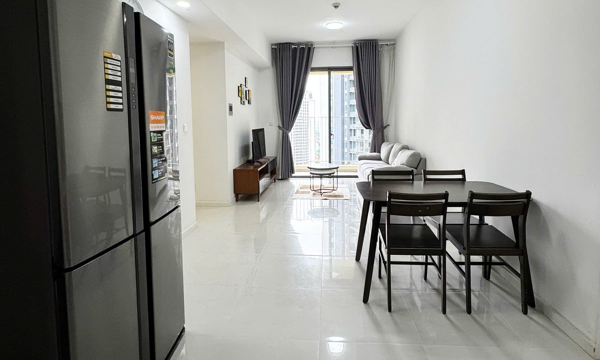 Masteri An Phú bán căn hộ 2 phòng ngủ 73m lầu cao có nội thất view mát