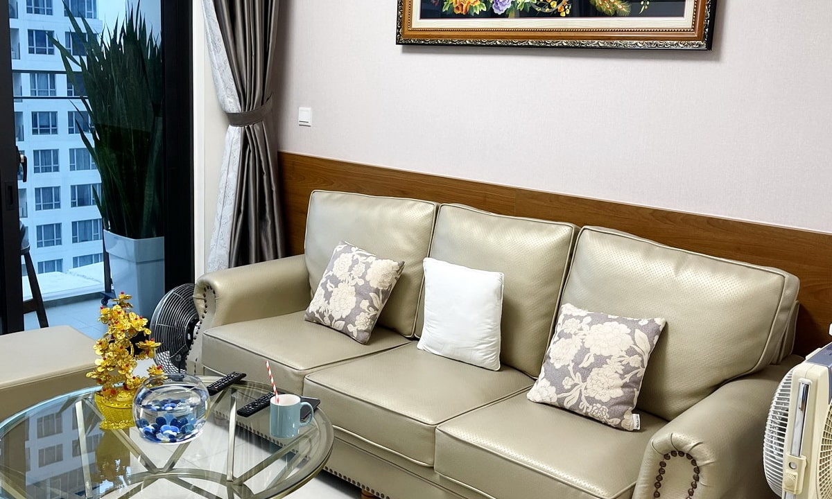Estella Heights cho thuê căn hộ 2 phòng ngủ rộng có nội thất lầu cao thoáng