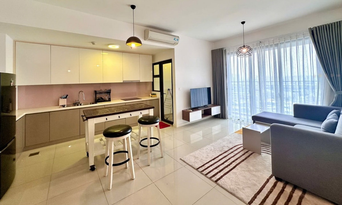 Estella Heights cho thuê căn hộ 2 phòng ngủ nội thất lầu cao thoáng view L81