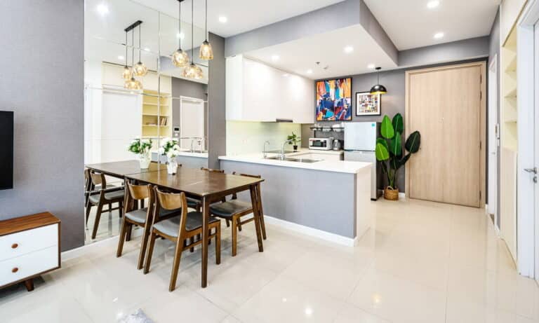 Estella Heights cho thuê căn 1 phòng ngủ nhà đẹp lầu cao view thoáng mát