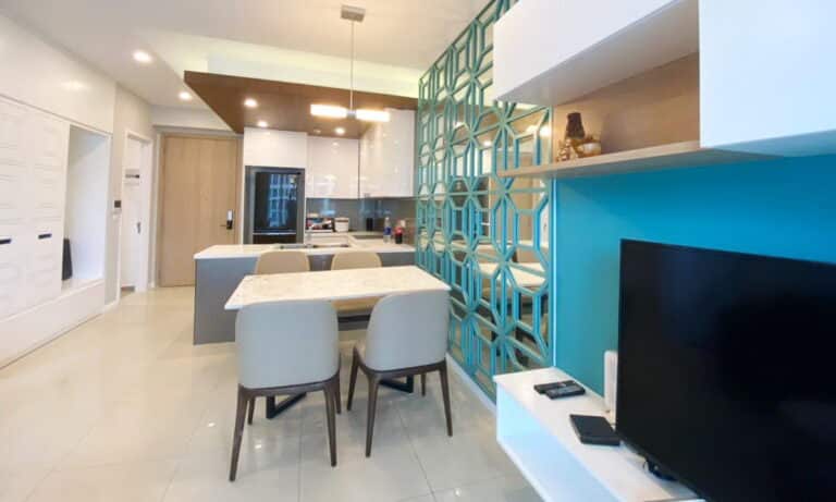Estella Heights cho thuê căn hộ 1 phòng ngủ đầy đủ nội thất view hồ bơi mát