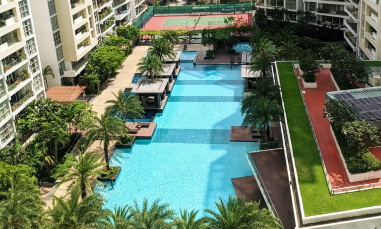 The Estella cho thuê căn hộ 3 phòng ngủ có đủ nội thất view hồ bơi mát mẻ