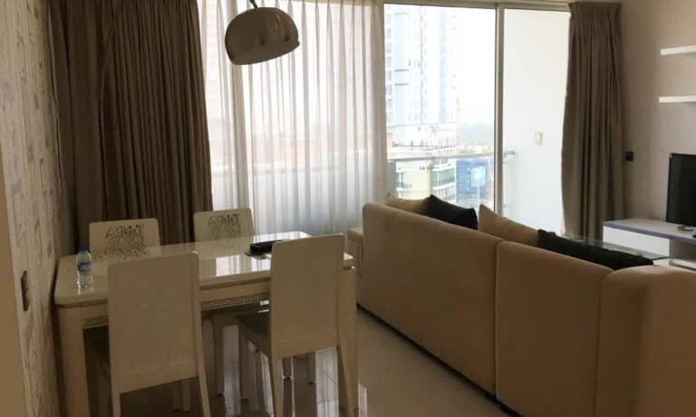 The Estella cho thuê căn hộ 2 phòng ngủ đầy đủ nội thất lầu cao view L81 đẹp