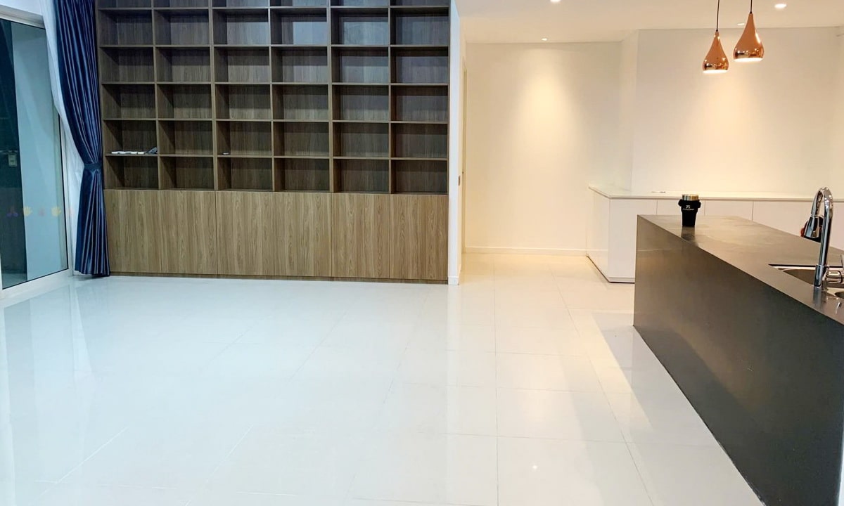 The Estella cho thuê căn hộ 3 phòng ngủ nội thất cơ bản view hồ bơi mát mẻ