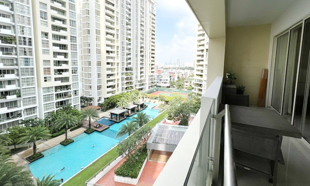 The Estella cho thuê căn hộ 3 phòng ngủ nội thất xịn view hồ bơi thoáng mát