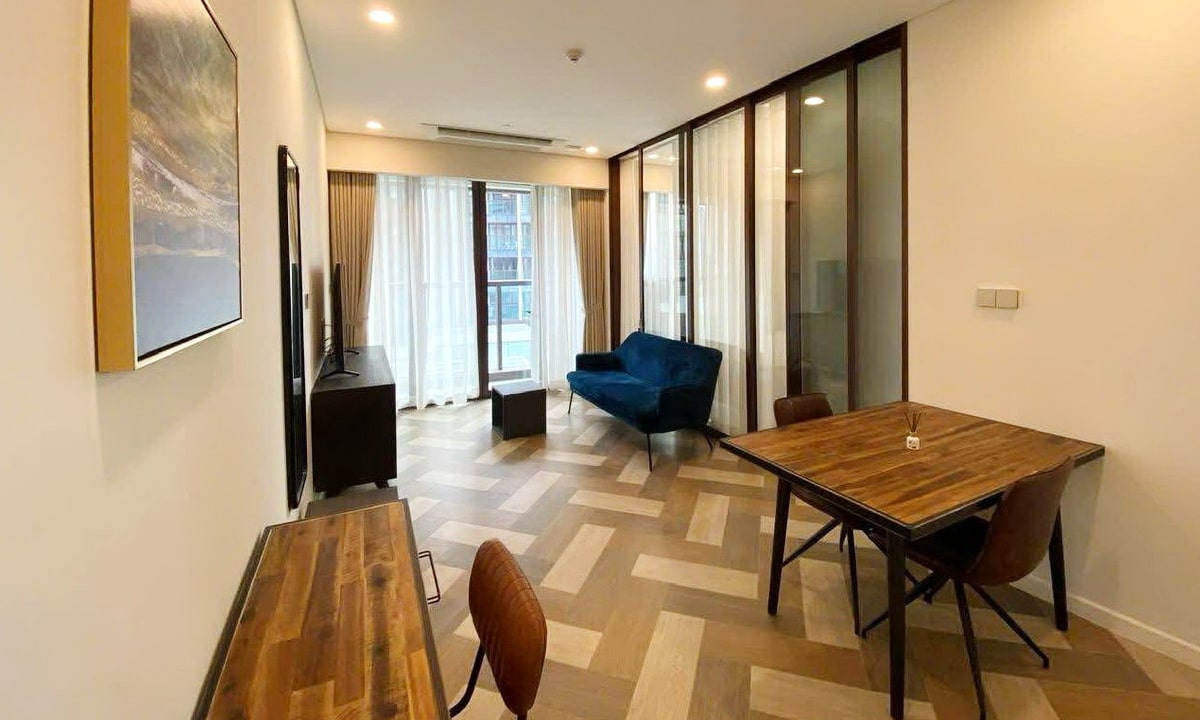 The Metropole khu Galleria căn hộ 1 phòng ngủ bán đủ nội thất view sông