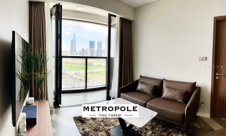 The Metropole khu Galleria căn 1 phòng ngủ cho thuê nội thất đẹp lầu cao