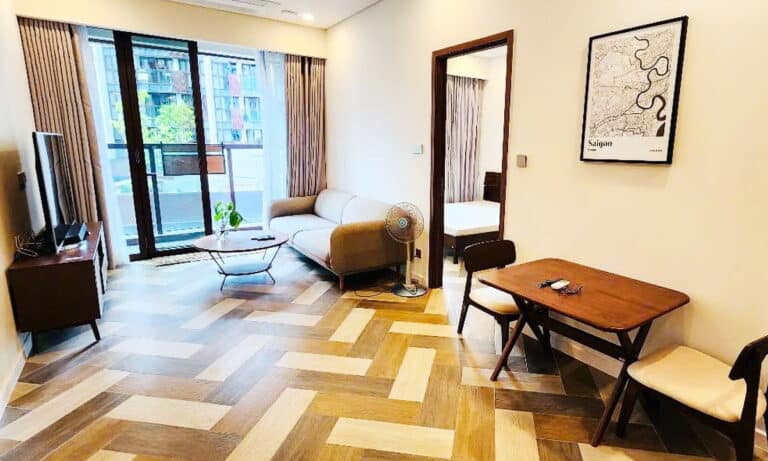 The Metropole khu Galleria căn hộ 1 phòng ngủ cho thuê đẹp đầy đủ nội thất