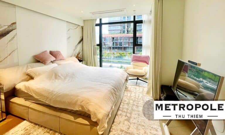 The Metropole Opera cho thuê 3 phòng ngủ nội thất sang trọng view thoáng