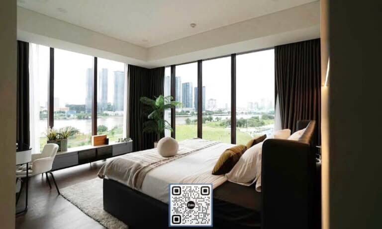 The Metropole Galleria cho thuê căn hộ 4 phòng ngủ full nội thất view sông