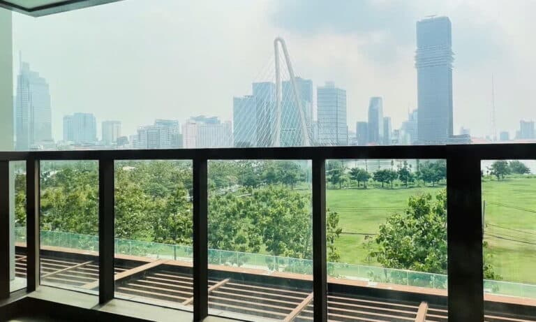 The Metropole Galleria bán căn hộ 4 phòng ngủ nhà trống view sông đẹp