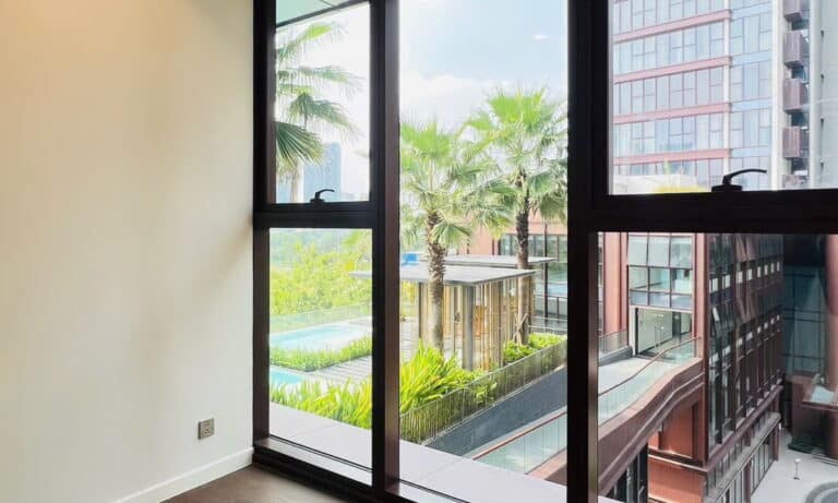 The Metropole Galleria bán căn hộ 4 phòng ngủ nhà trống view sông đẹp