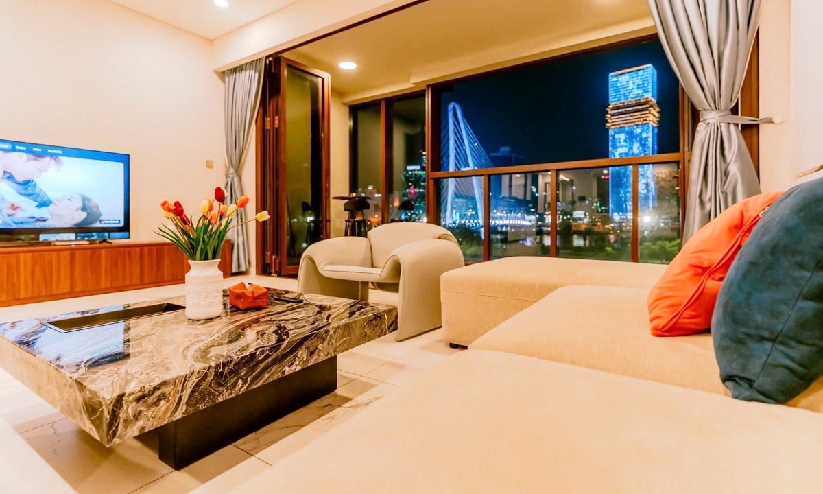 The Metropole Galleria bán căn hộ 4 phòng ngủ nhà đẹp view sông thoáng