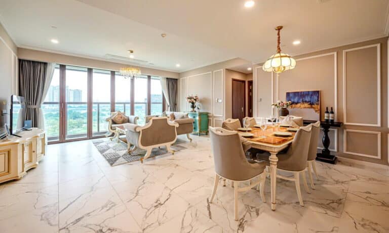 The Metropole Galleria 3 phòng ngủ cho thuê nội thất sang trọng view L81