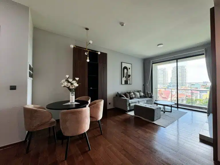 Căn hộ 1 phòng ngủ D’edge Thảo Điền cho thuê giá tốt, view đẹp