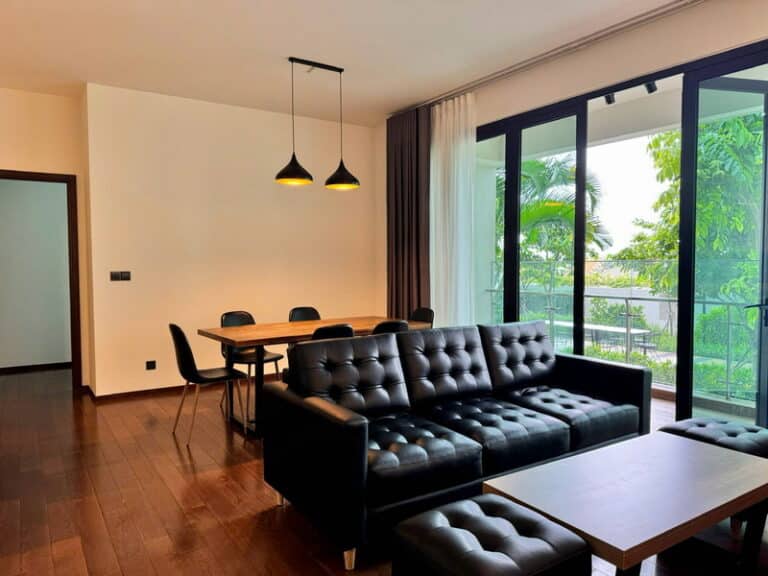 Cho thuê căn hộ D’Edge Thảo Điền 3 phòng ngủ, Full Nội Thất
