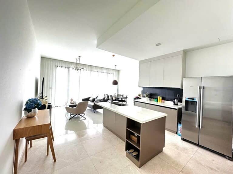 Thuê căn hộ 3PN D’Edge Thảo Điền Tầng Trung, view thoáng, giá thuê hấp dẫn