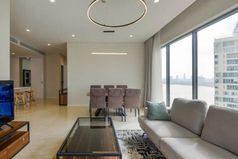 Căn hộ 3 phòng ngủ Đảo Kim Cương bán view hồ bơi, tầng đẹp, nội thất xịn