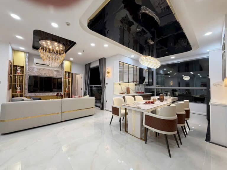 Bán Penthouse Central 2 Vinhomes Central Park 4 phòng ngủ, Nội Thất Đẹp