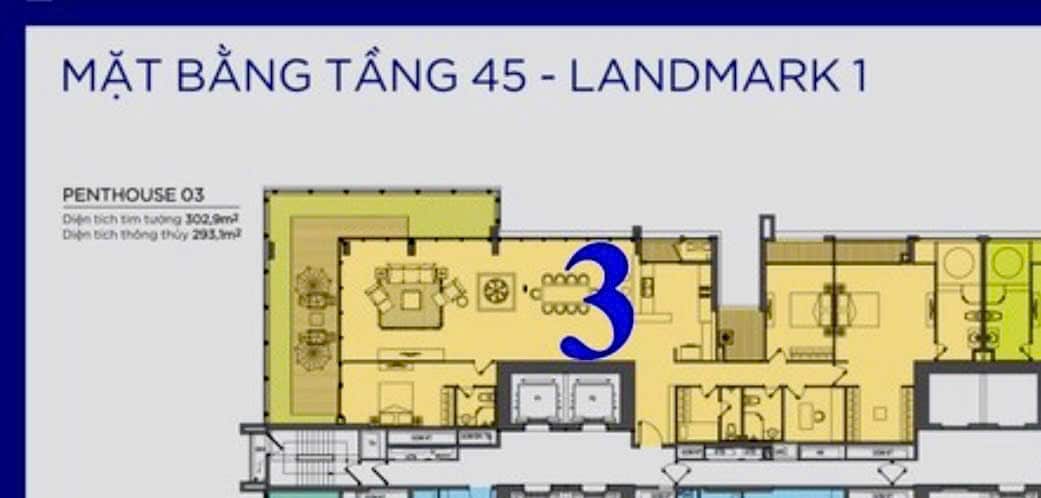 Penthouse Landmark 1 Vinhomes Bình Thạnh view sông + Landmark 81, nội thất cao cấp
