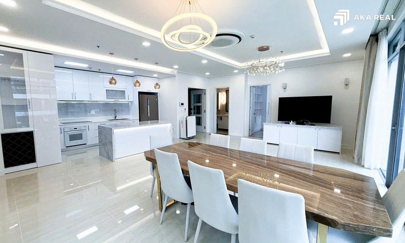 Bán Penthouse P4 Vinhomes Central Park 4 phòng ngủ, view thoáng mát