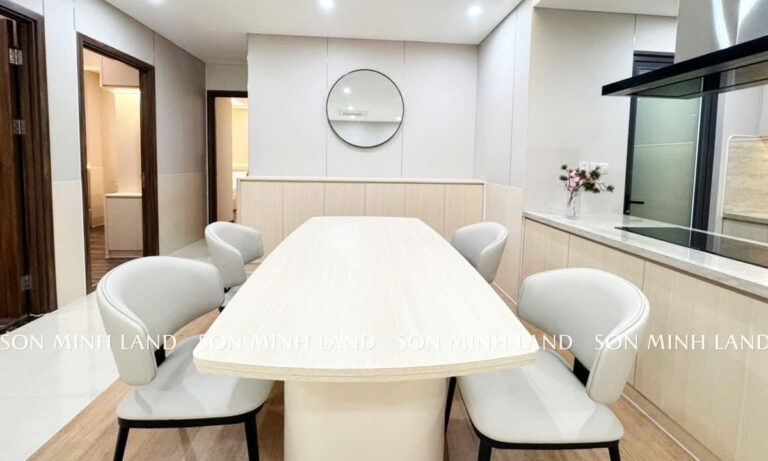 Hà Đô Centrosa Garden cho thuê căn hộ 3 phòng ngủ nội thất decor lầu cao