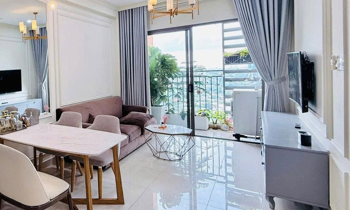 The Sun Avenue căn hộ 2 phòng ngủ cho thuê nhà đẹp lầu cao view thoáng