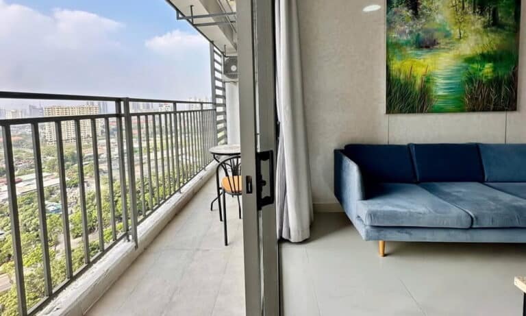 The Sun Avenue căn hộ cho thuê 3 phòng ngủ có nội thất lầu cao view L81