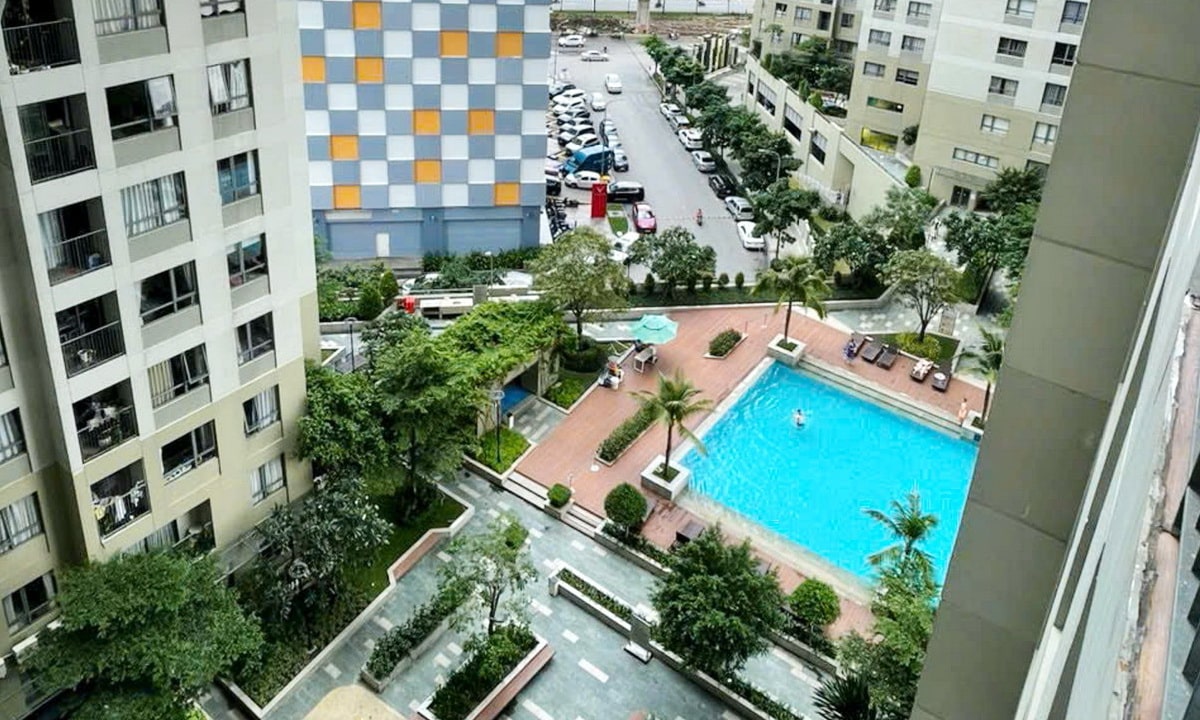 Masteri Thảo Điền căn hộ 2 phòng ngủ cho thuê nội thất cao cấp view hồ bơi