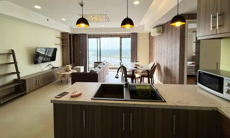 Masteri Thảo Điền căn hộ 3 phòng ngủ T4 cho thuê view sông lầu cao nhà đẹp