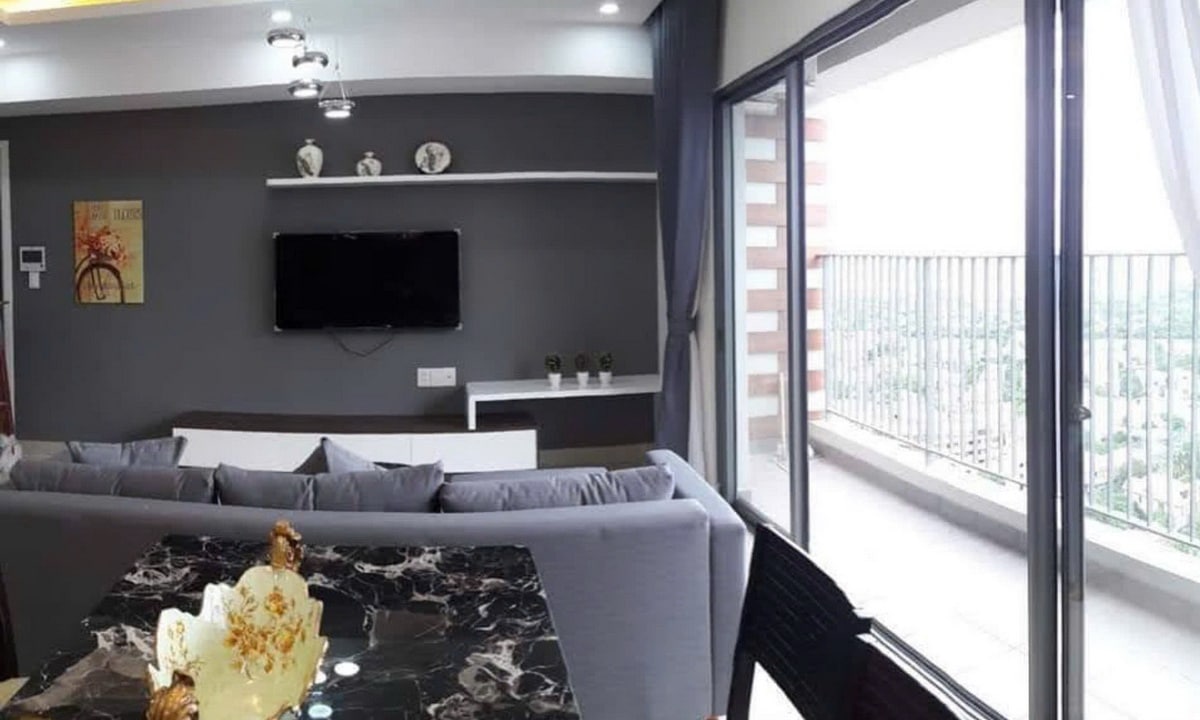 Masteri Thảo Điền căn hộ T4 3 phòng ngủ cho thuê view sông lầu cao nhà đẹp