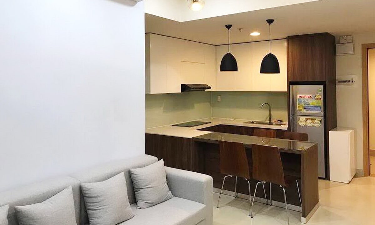 Masteri Thảo Điền căn hộ 1 phòng ngủ cho thuê nội thất đầy đủ view mát