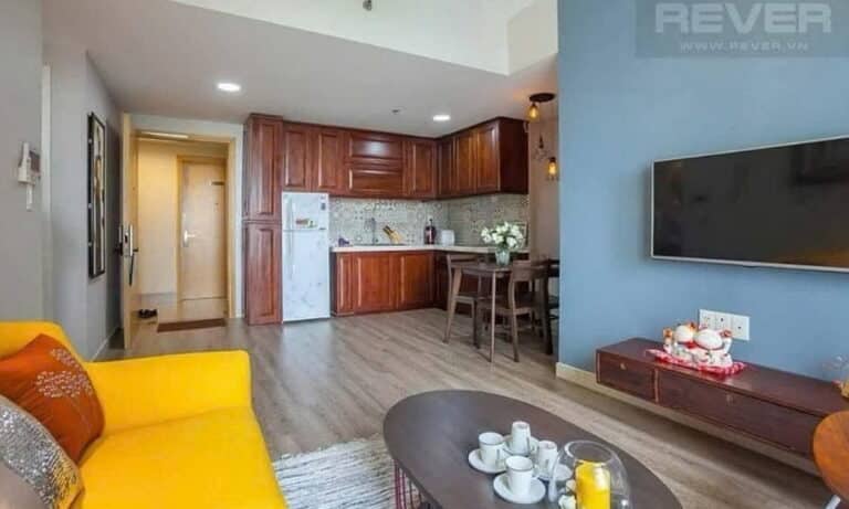 Masteri Thảo Điền căn 1 phòng ngủ cho thuê nhà đẹp tầng cao view thoáng