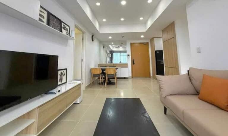 Masteri Thảo Điền căn hộ 2 phòng ngủ cho thuê có nội thất lầu cao view sông