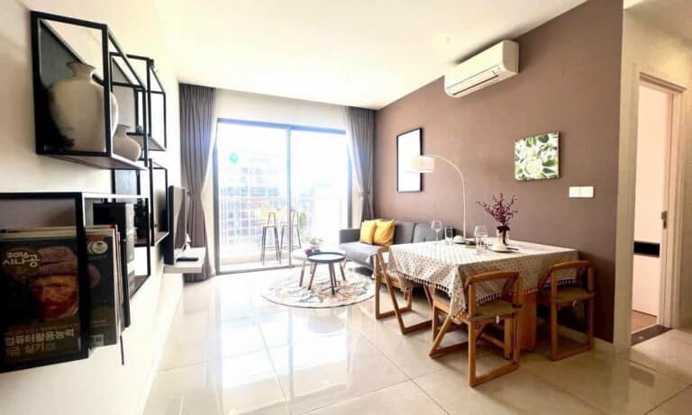 Millennium căn hộ cho thuê 1 phòng ngủ full nội thất lầu cao thoáng đẹp