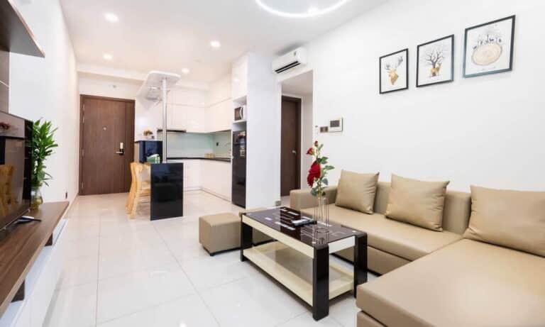 Saigon Royal căn hộ cho thuê 2 phòng ngủ nội thất mới đẹp view mát mẻ