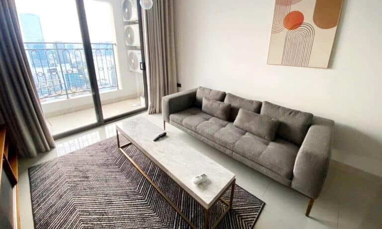 Saigon Royal căn hộ cho thuê 2 phòng ngủ đủ nội thất lầu cao view Bitexco