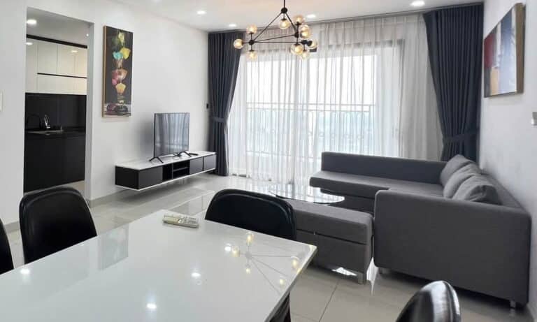 Saigon Royal căn hộ cho thuê 3 phòng ngủ nội thất đẹp view sông Bitexco