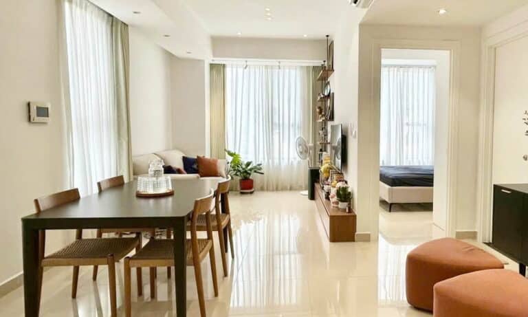 The Tresor căn hộ cho thuê 1 phòng ngủ nội thất sang view thoáng mát
