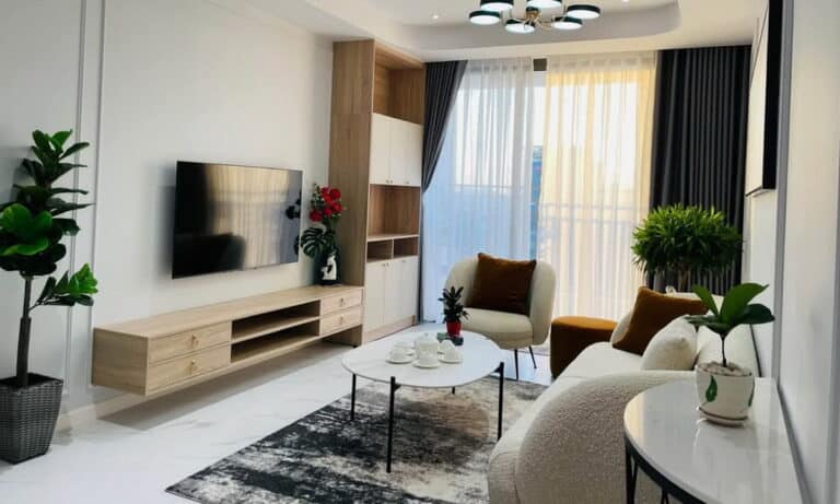 The Tresor căn hộ cho thuê 3 phòng ngủ full nội thất xịn lầu cao view đẹp