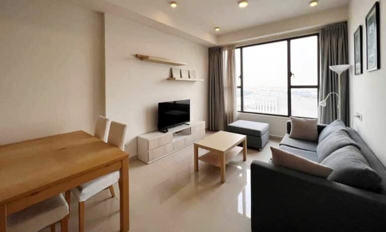 The Tresor căn hộ cho thuê 3 phòng ngủ đầy đủ nội thất lầu cao view sông