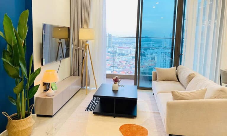 Thảo Điền Green căn hộ cho thuê 2 phòng ngủ nhà đẹp lầu cao view thoáng