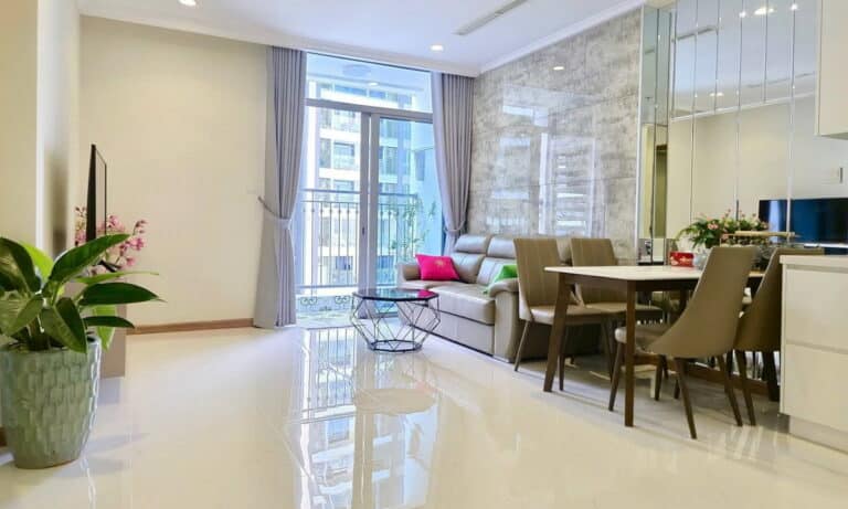 Vinhomes Central Park căn hộ cho thuê 1 phòng ngủ đẹp lầu cao view sông
